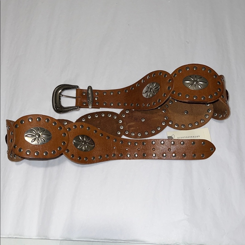 NWTS Z&L EUROPE CONCHO WESTERN BELT (M/L) - Picture 5 of 11